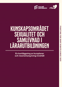 68176 Kunskapsområdet sexualitet och samlevnad i lärarutbildningen