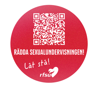 60000 Klistermärken - Rädda sexualundervisningen!