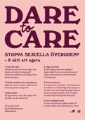 000200 Kampanjaffisch Dare to Care Sexpunktslistan