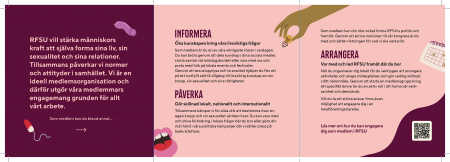 22898 Engagemangsbroschyr - Välkommen att engagera dig med oss i RFSU!